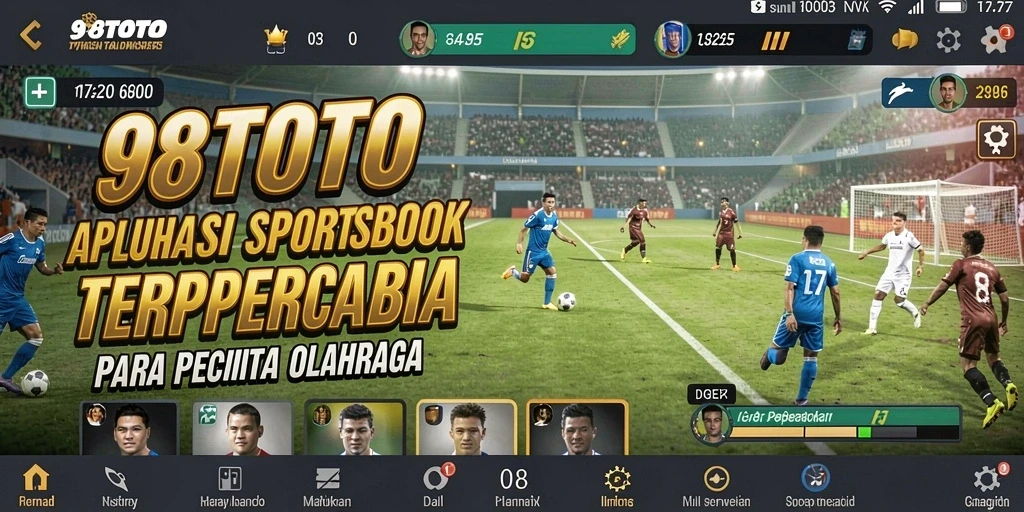 Tampilan gameplay aplikasi Sportsbook 98TOTO yang menarik.