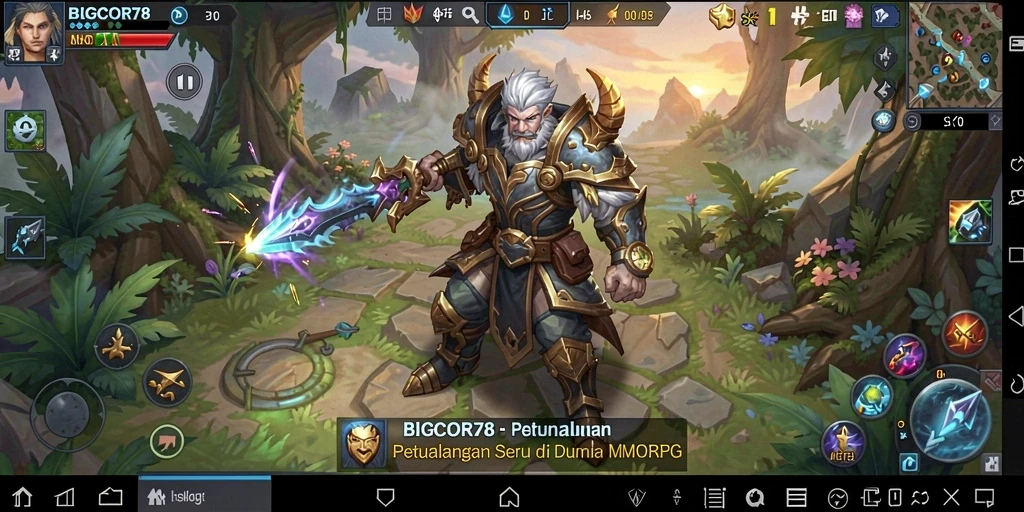 Gameplay seru BIGCOR78 yang memikat para pemain MMORPG.