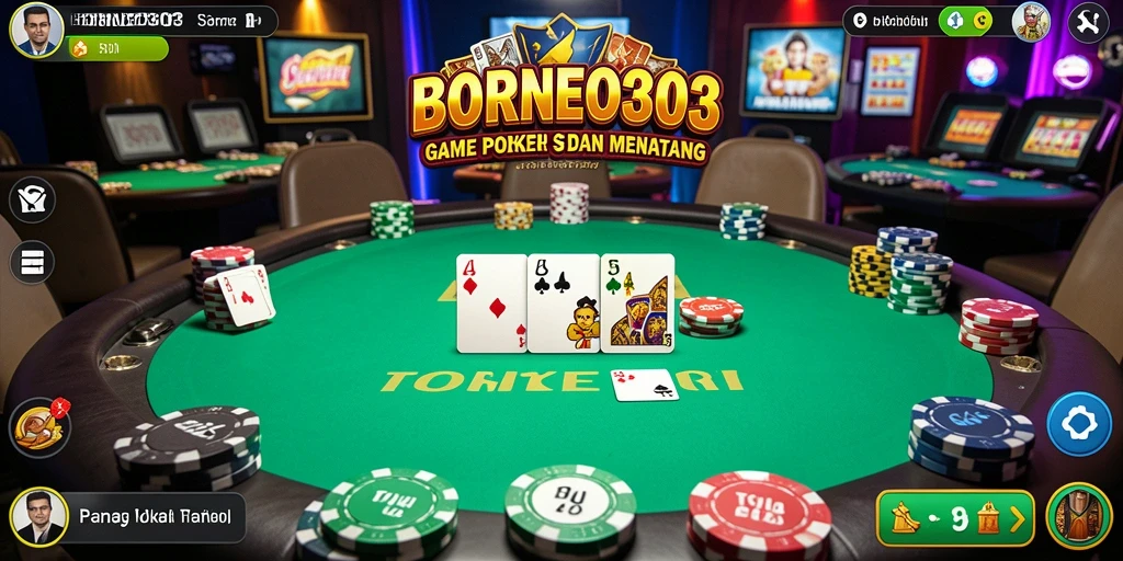 Tampilan utama gameplay <strong>BORNEO303</strong> yang menarik dan interaktif.