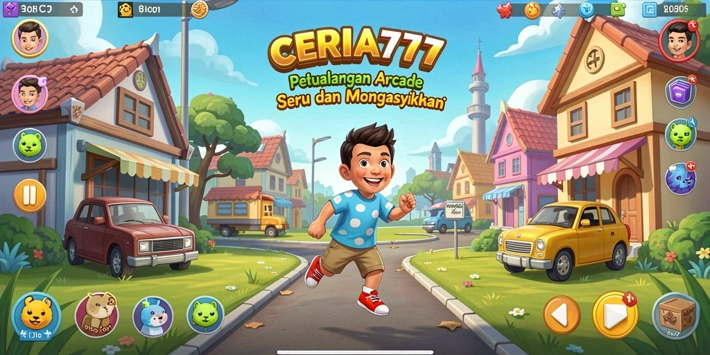 Screenshot CERIA777 menampilkan aksi gameplay seru dalam genre Arcade.