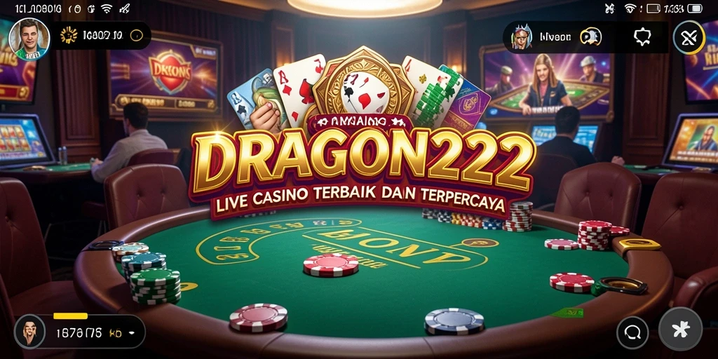 Tangkapan layar gameplay Live Casino yang seru dan interaktif di DRAGON222.
