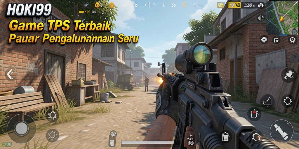 Tangkapan layar HOKI99 menunjukkan aksi pertempuran yang intens dalam TPS.