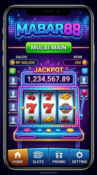Tampilan beranda mabar88 dengan aplikasi terbaru untuk pengguna Android.
